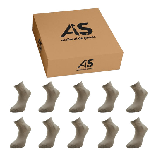 Cutia de Sosete Groase, pentru Dama "Model Flaus Talpa- semi-scurt -SPORT ” – 10 perechi