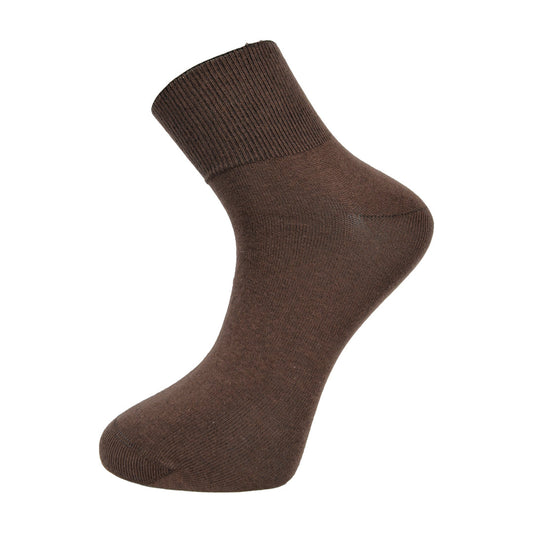 Cutia de Șosete din bumbac, 12 perechi pentru Bărbați „Model Relax Scurte ” - Fara Elastic