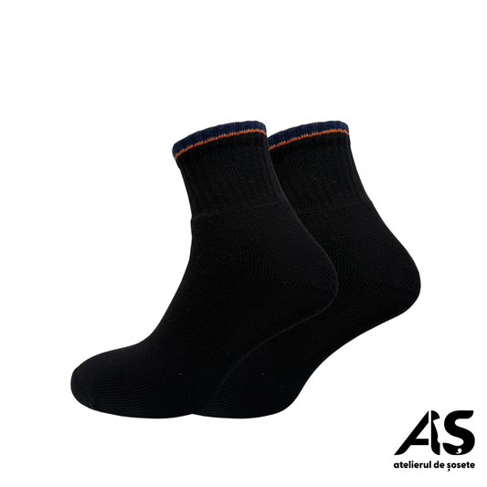 Cutie Șosete Groase Bărbați Flauș Total Semi-Scurte din Bumbac – 10 Perechi