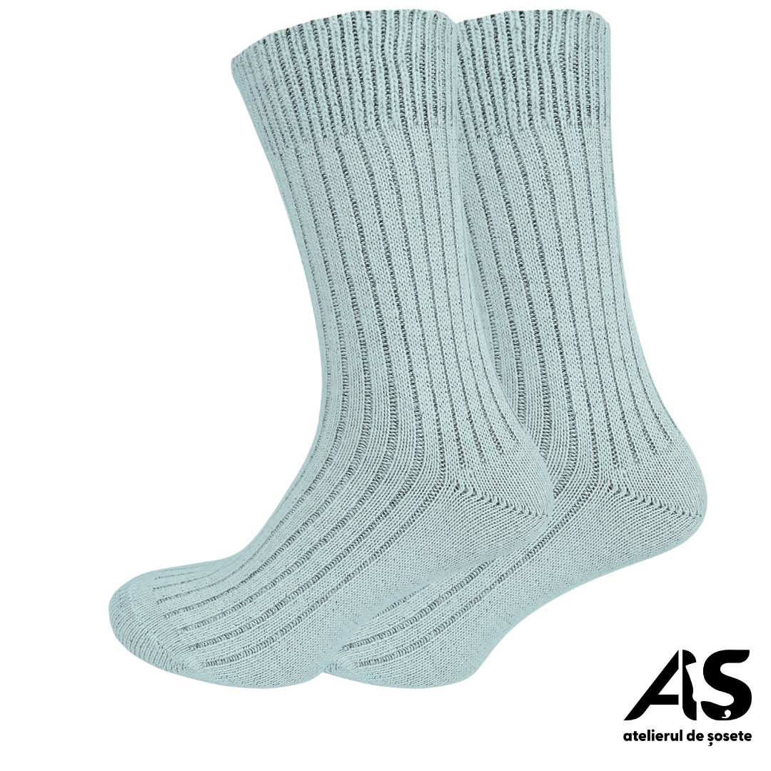 Cutie Șosete Groase Bărbați Lână & Bumbac – 10 Perechi Călduroase