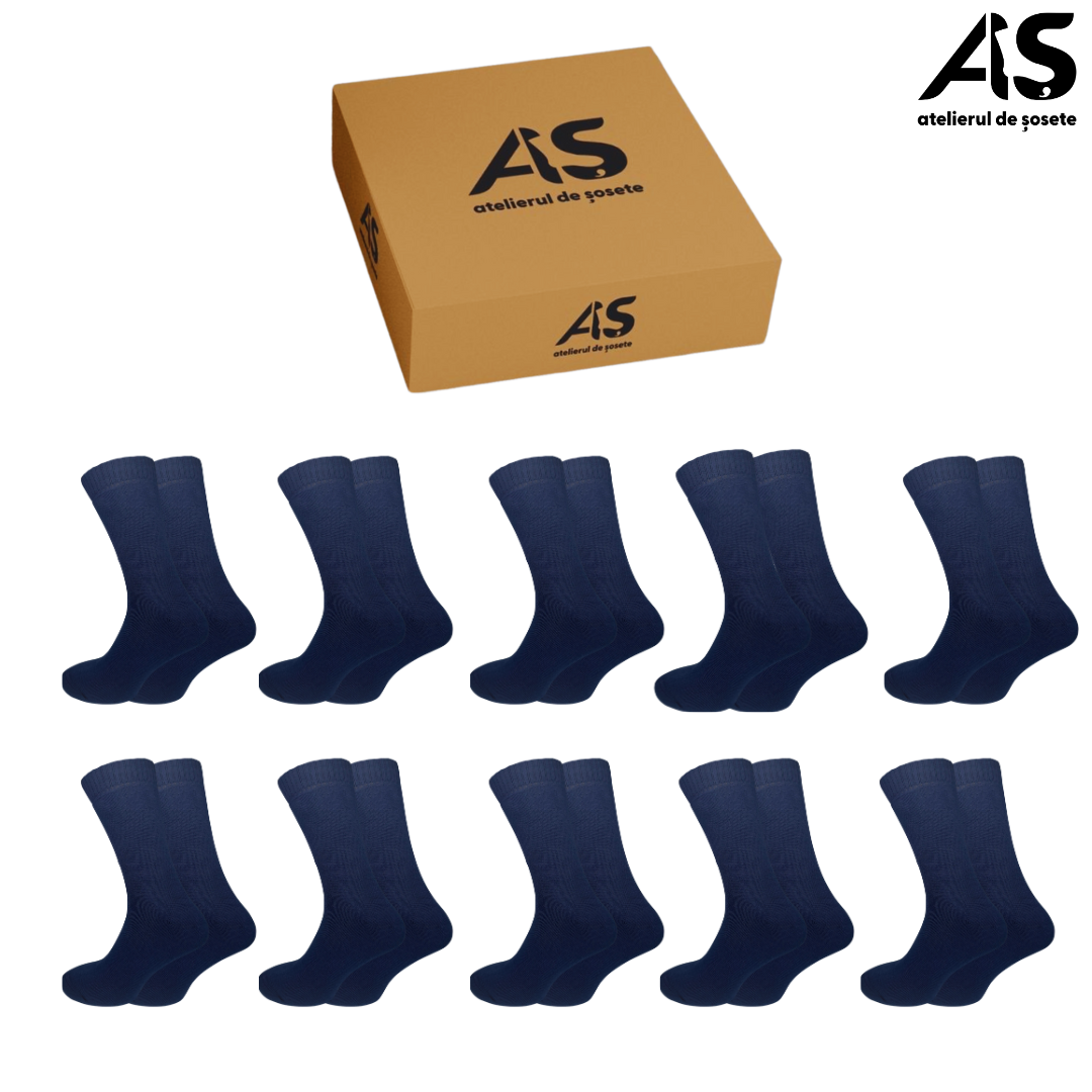 Cutia de Șosete Groase, pentru Bărbați, Model "Flauș Total" - 10 perechi