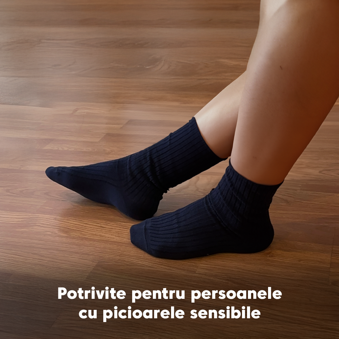 Cutia De Șosete Din Bumbac 100% , 15 Perechi Pentru Bărbați „Model Medicinale",Fără Elastic-Multicolor