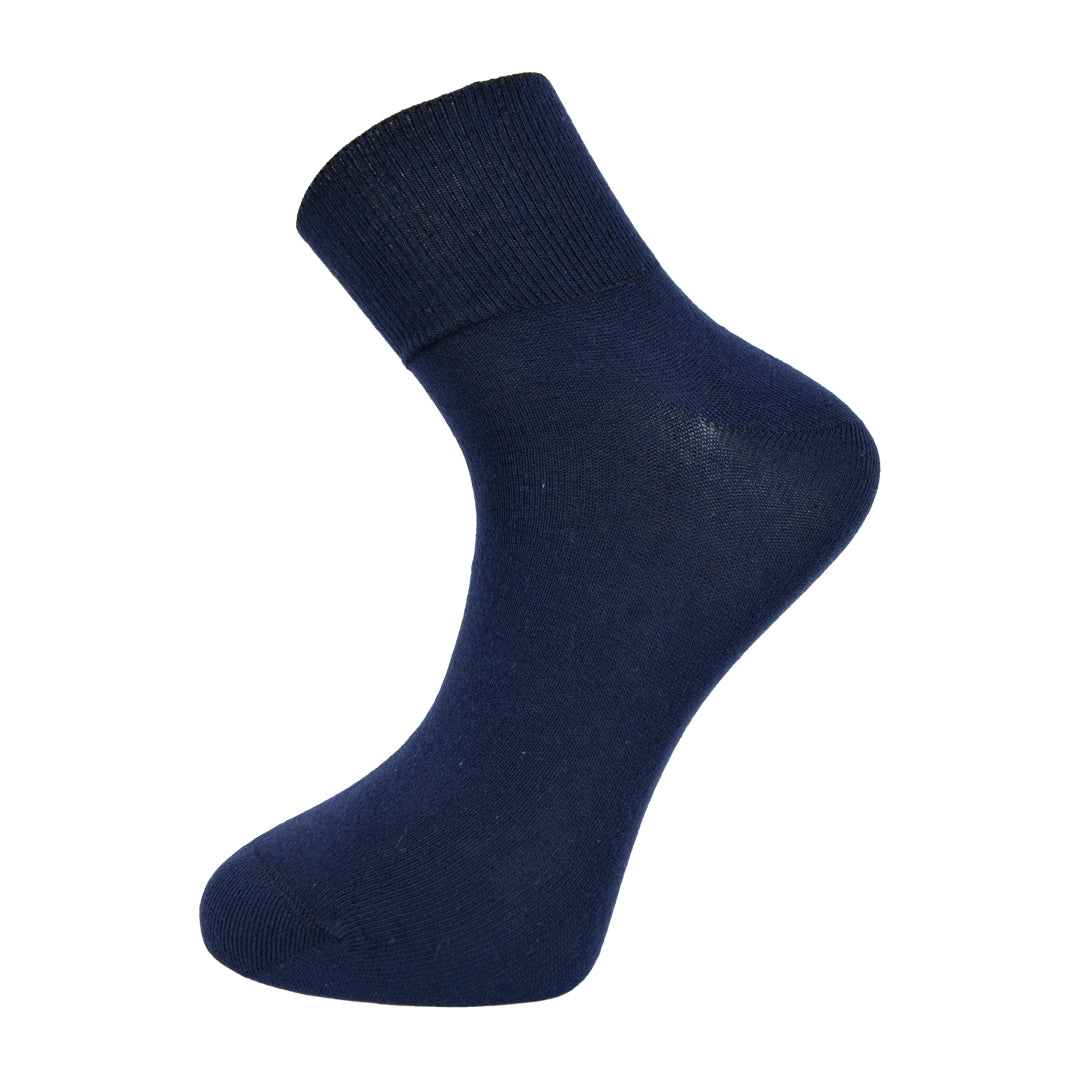 Cutia de Șosete din bumbac, 12 perechi pentru Bărbați „Model Relax Scurte” - Fara Elastic - Multicolor🤩