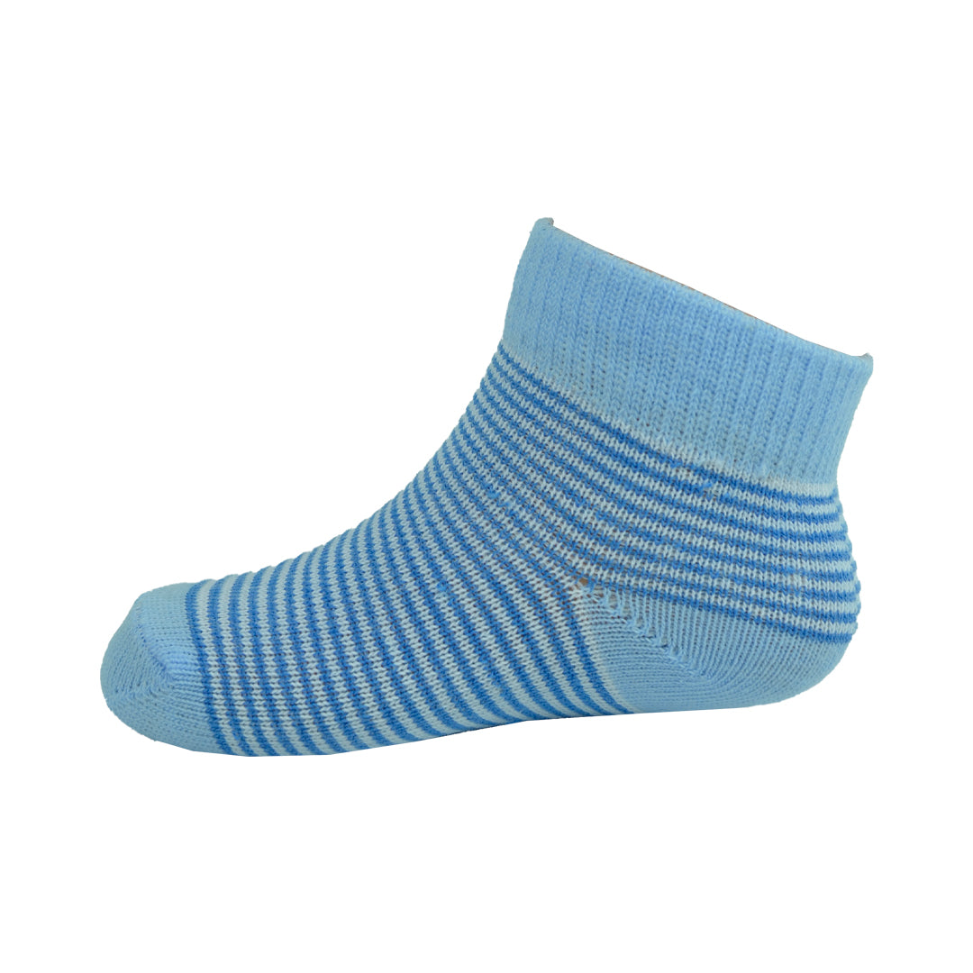 Cutia de Șosete din bumbac, 18 perechi pentru Copii Nounascuti „Model Scurt ”-Multicolor