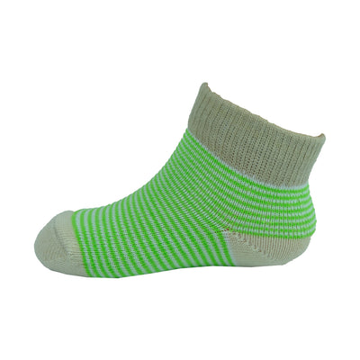 Cutia de Șosete din bumbac, 18 perechi pentru Copii Nounascuti „Model Scurt ”-Multicolor