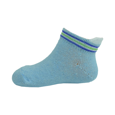 Cutia de Șosete din bumbac, 18 perechi pentru Copii Nounascuti „Model Scurt ”-Multicolor