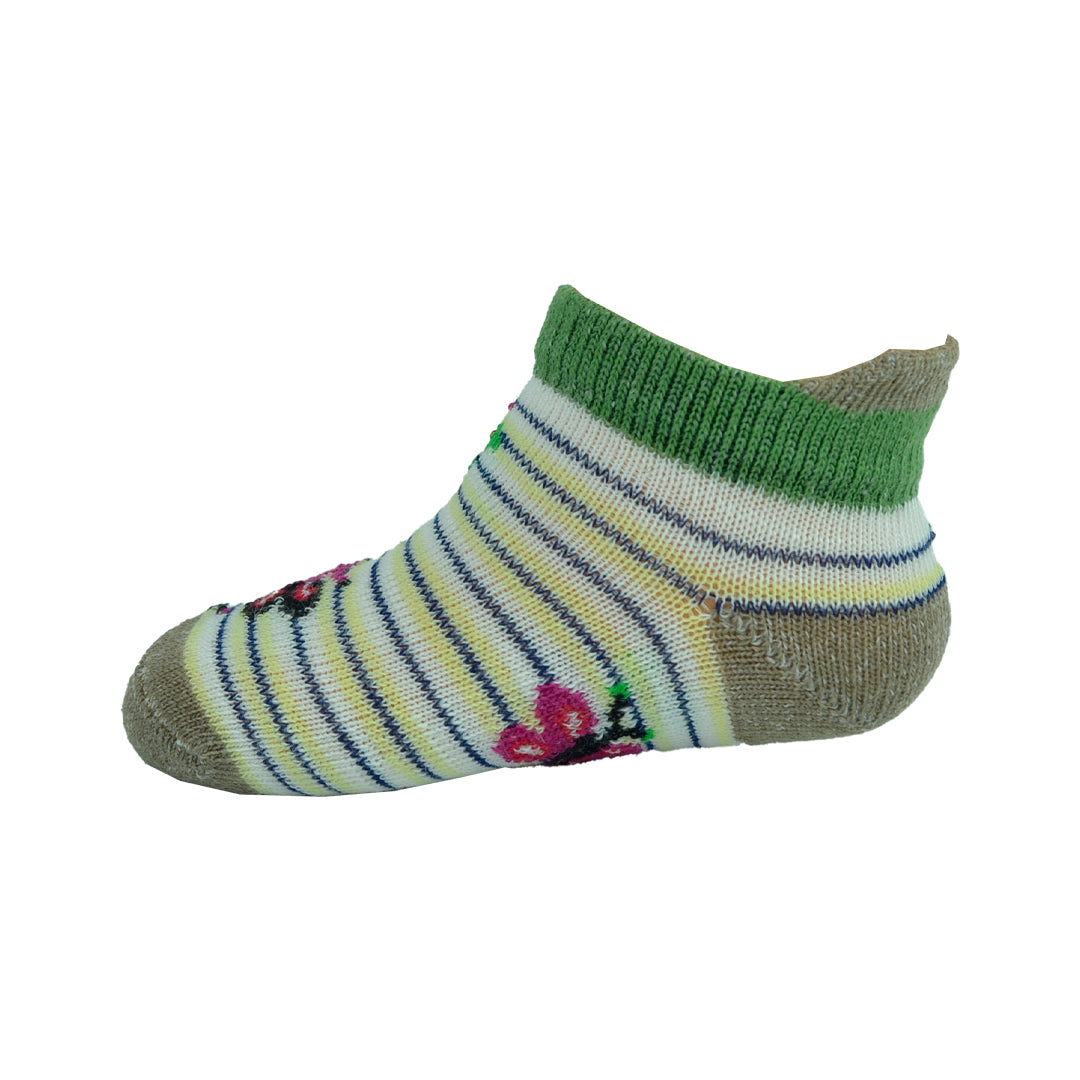 Cutia de Șosete din bumbac, 18 perechi pentru Copii Nounascuti „Model Scurt ”-Multicolor