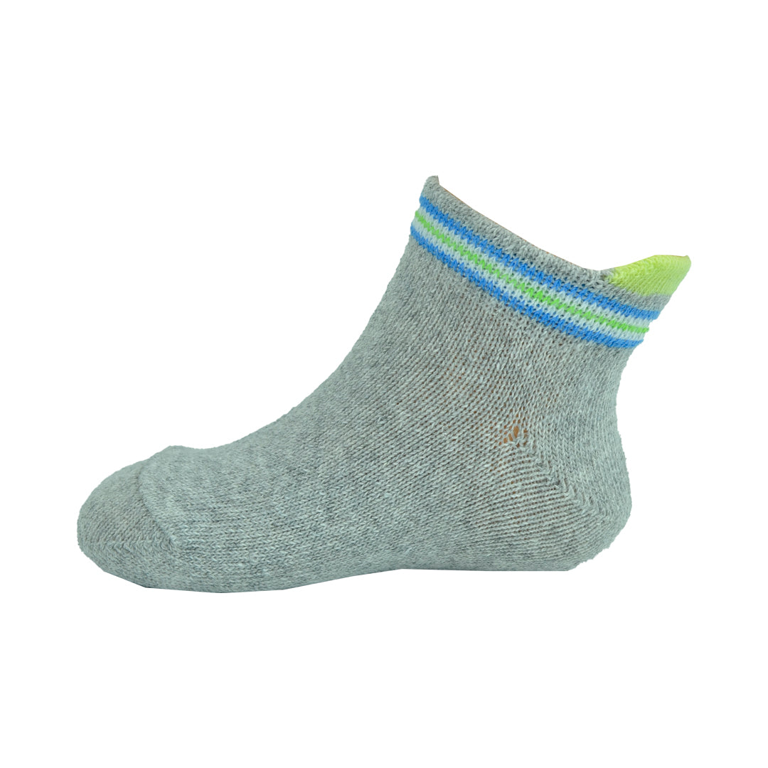 Cutia de Șosete din bumbac, 18 perechi pentru Copii Nounascuti „Model Scurt ”-Multicolor