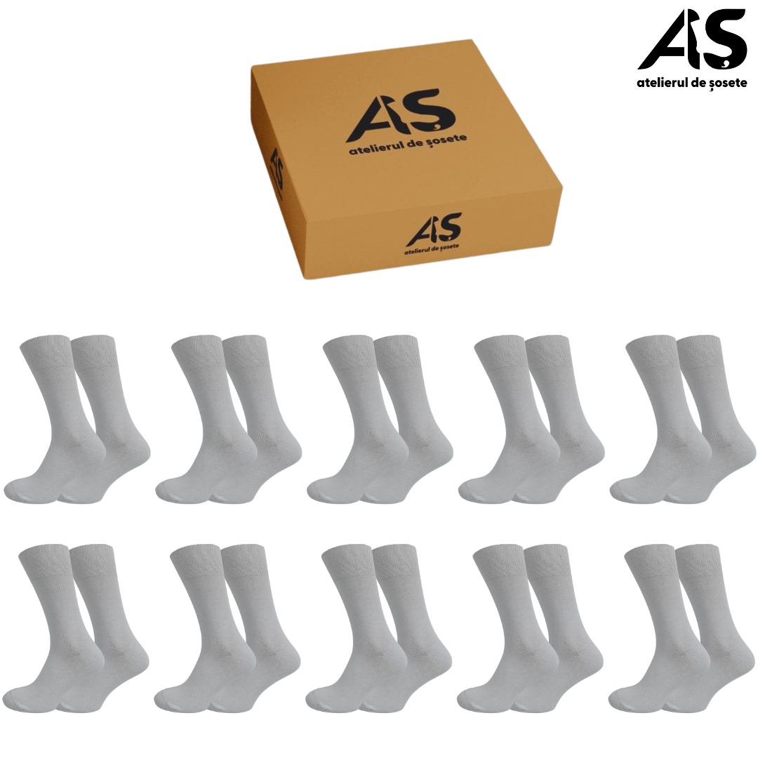 Șosete Bărbați EXTRA FINE din Bumbac – Set 10 Perechi