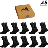 Cutie Șosete Groase Bărbați Flauș Total din Bumbac – 10 Perechi