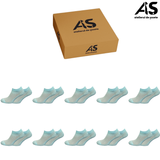 Cutie Șosete Damă Semi-Scurte cu Plasă din Bumbac Pieptănat – 10 Perechi