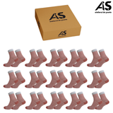 Cutie Șosete Damă Jacard din Bumbac – 15 Perechi | Confort Premium