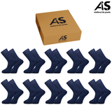 Cutie Șosete Medicinale Bărbați 100% Bumbac – Fără Elastic, 10 Perechi