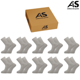 Cutia de Șosete din Bumbac 100%, 10 perechi pentru Damă – Model „Medicinale” (Fără Elastic)