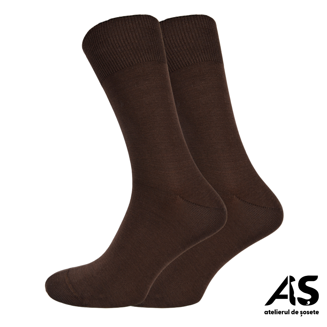 Cutie Șosete Bărbați Relax Lungi Fără Elastic din Bumbac Pieptănat – 10 Perechi