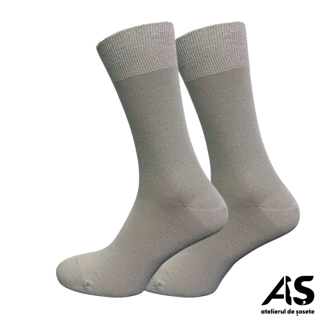 Cutie Șosete Bărbați EXTRA FINE din Bumbac – Multicolor Deschis, 15 Perechi