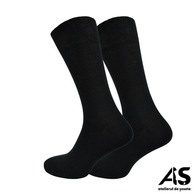 Cutie Șosete Bărbați EXTRA FINE din Bumbac – Multicolor Închis, 15 Perechi