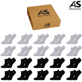 Cutie Șosete Bărbați Gleznă din Bumbac Pieptănat – 20 Perechi