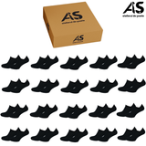 Cutie Șosete Bărbați Gleznă Plasă din Bumbac Pieptănat – 20 Perechi