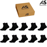 Cutie Șosete Groase Bărbați Flauș Total Semi-Scurte din Bumbac – 10 Perechi