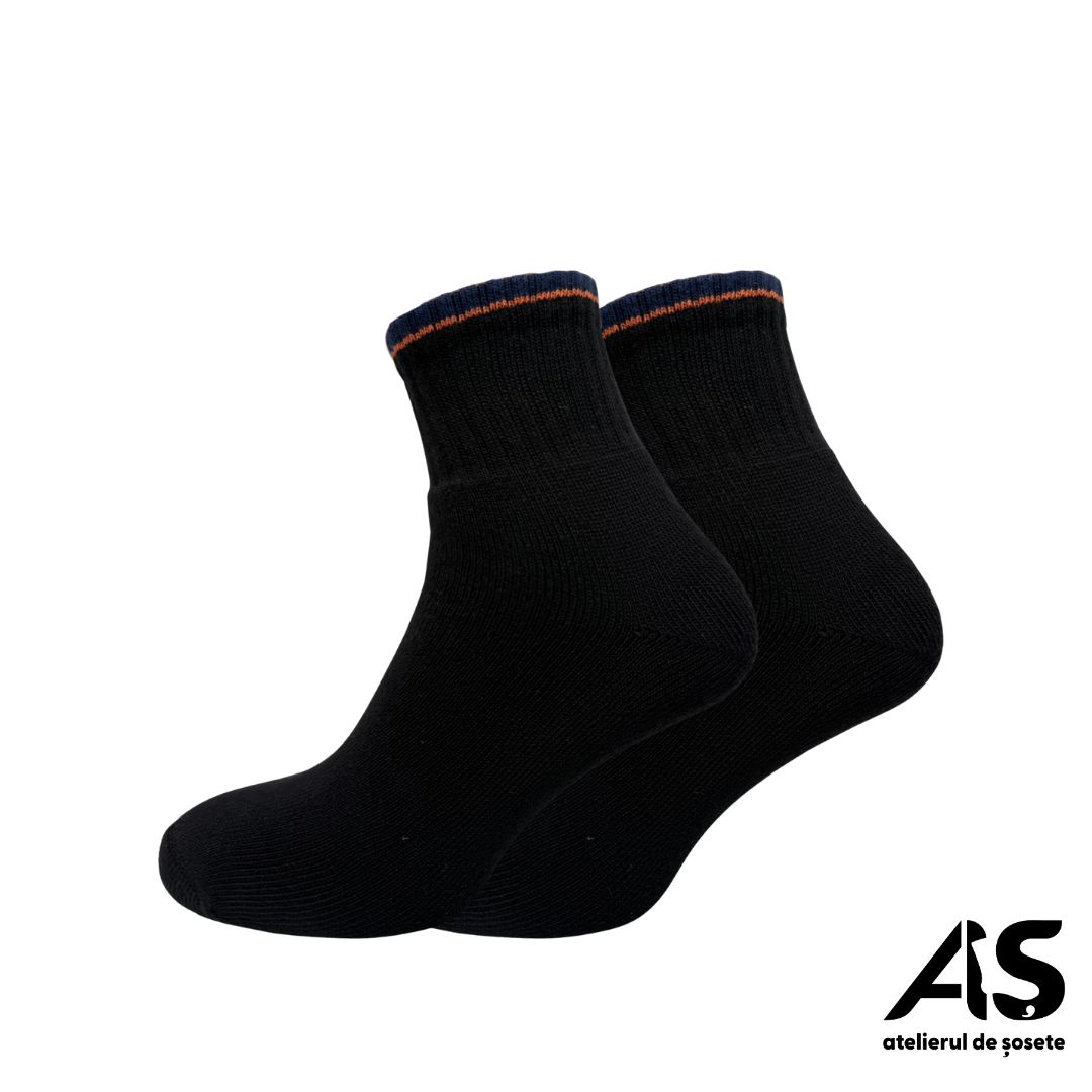 Cutie Șosete Groase Bărbați Flauș Total Semi-Scurte din Bumbac – 10 Perechi