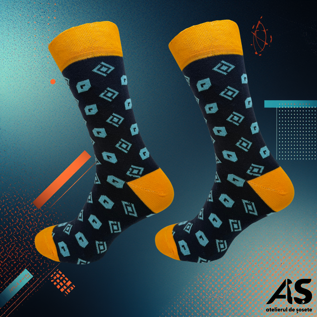 Șosete Bărbați Design Extravagant din Bumbac – 10 Perechi