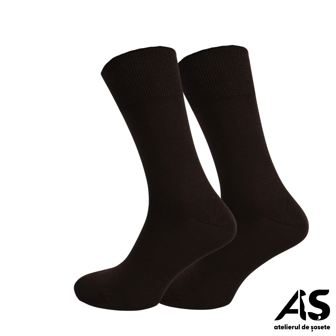 Cutie Șosete Bărbați EXTRA FINE din Bumbac – Multicolor Închis, 15 Perechi