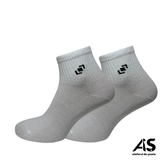 Cutie Șosete Damă Semi-Scurte cu Detaliu Elastic – 10 Perechi | Bumbac