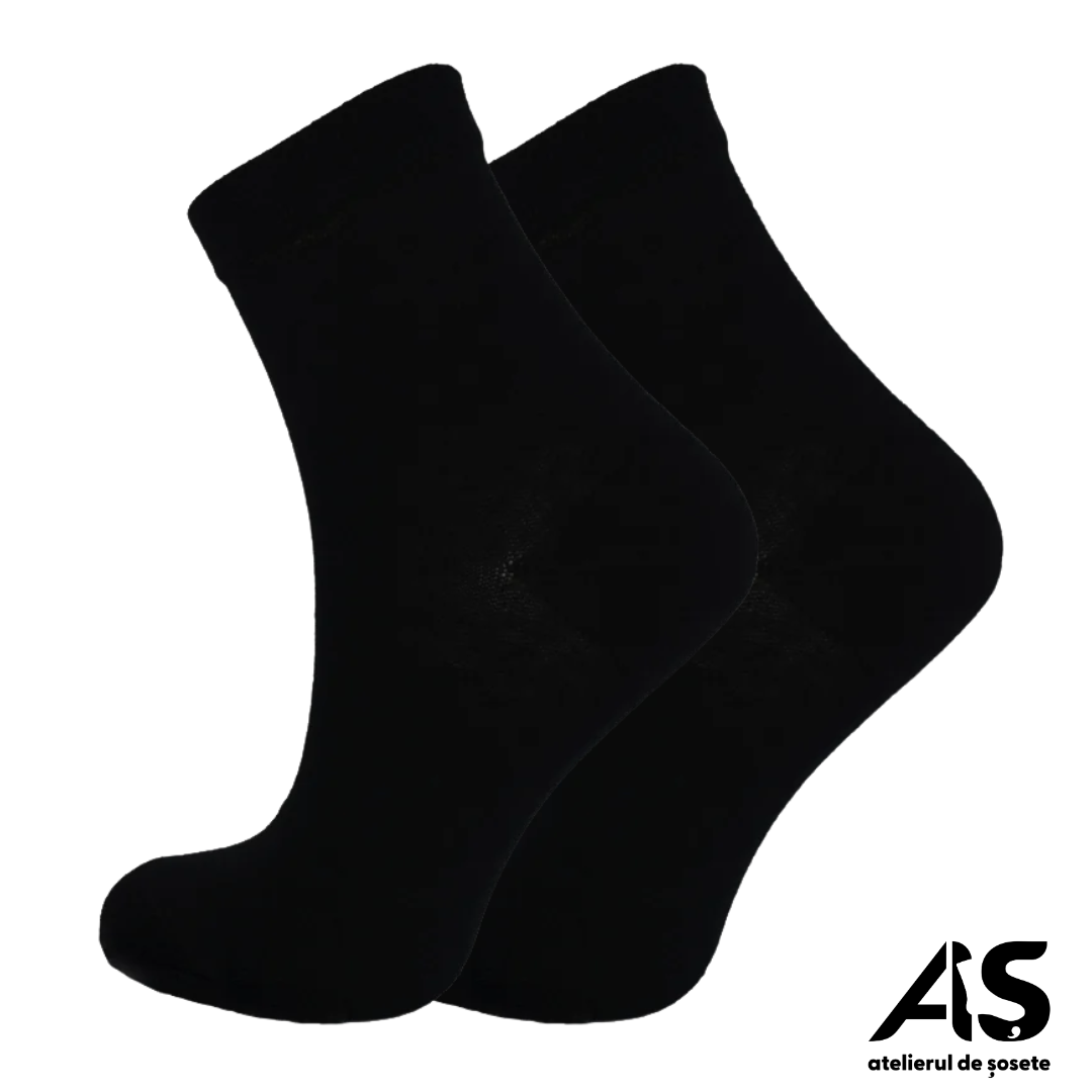 Cutie Șosete Damă Clasice Lungi din Bumbac Pieptănat – 10 Perechi
