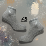 Cutie Șosete Damă Semi-Scurte cu Detaliu Elastic – 10 Perechi | Bumbac