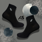 Cutie Șosete Damă Semi-Scurte cu Detaliu Elastic – 10 Perechi | Bumbac