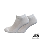 Cutie Șosete Damă Semi-Scurte cu Plasă din Bumbac Pieptănat – 10 Perechi