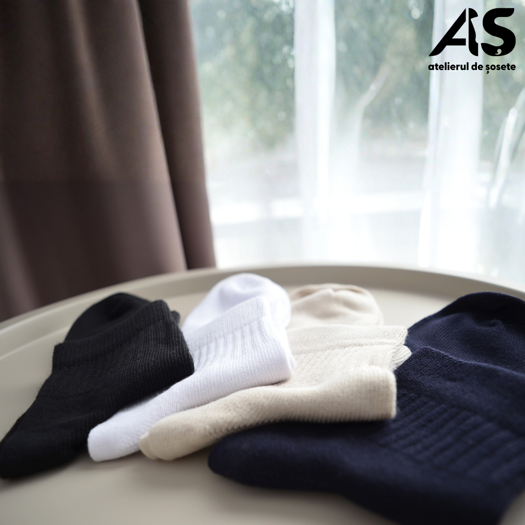 Cutie Șosete Damă Semi-Scurte Sport din Bumbac – 20 Perechi | Confort & Susținere