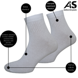 Cutie Șosete Damă Semi-Scurte Sport din Bumbac – 20 Perechi | Confort & Susținere