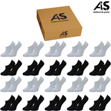 Cutie Șosete Invizibile Bărbați din Bumbac Pieptănat – 20 Perechi